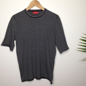 Zara Black and white stripe shirt